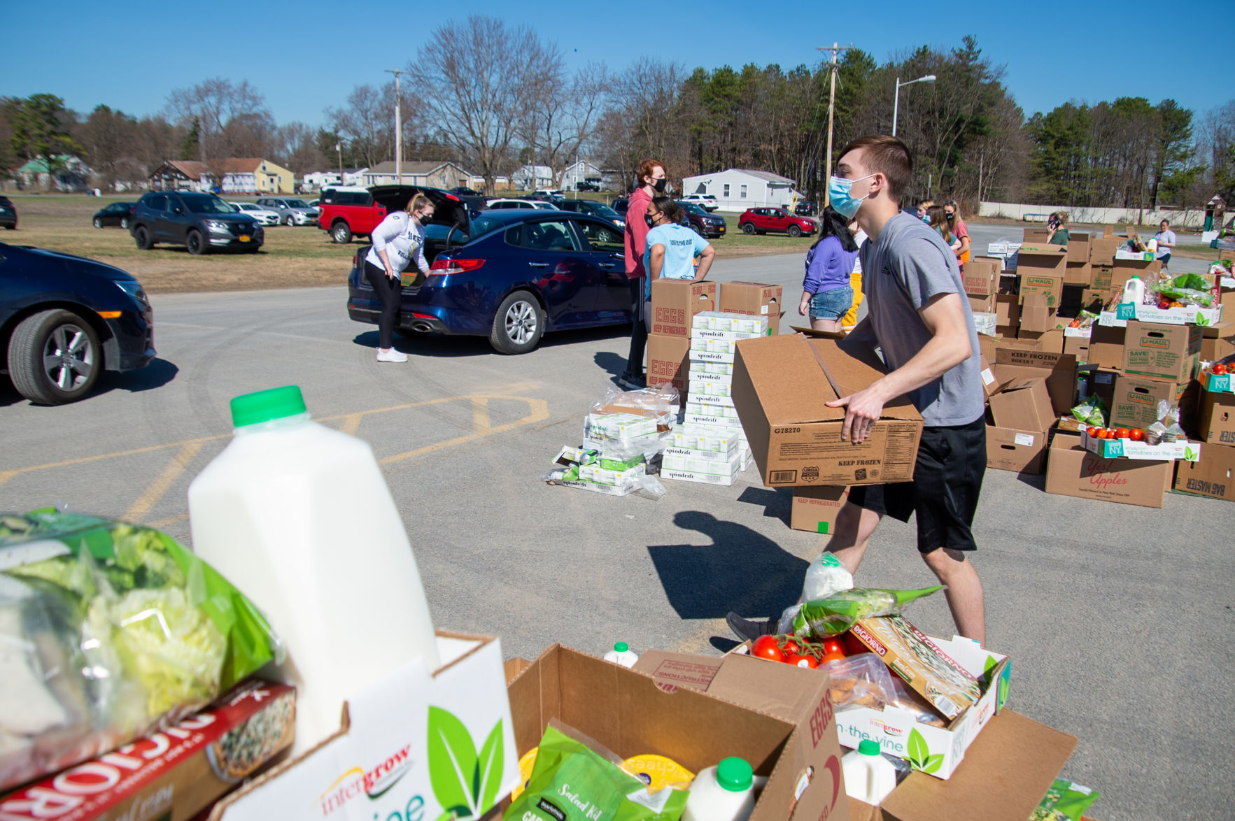 Hudson Falls food distribution